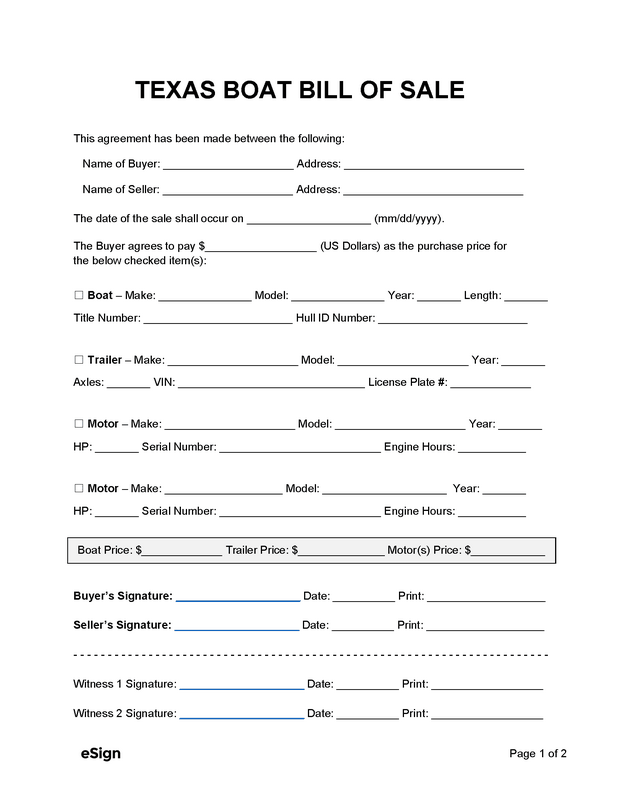 Just how to Load watercraft (Vessel) Bill of Sale Forms.